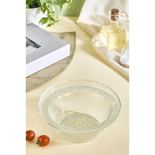 Lora Bianca Gemma Büyük Boy Salata Kasesi Beyaz