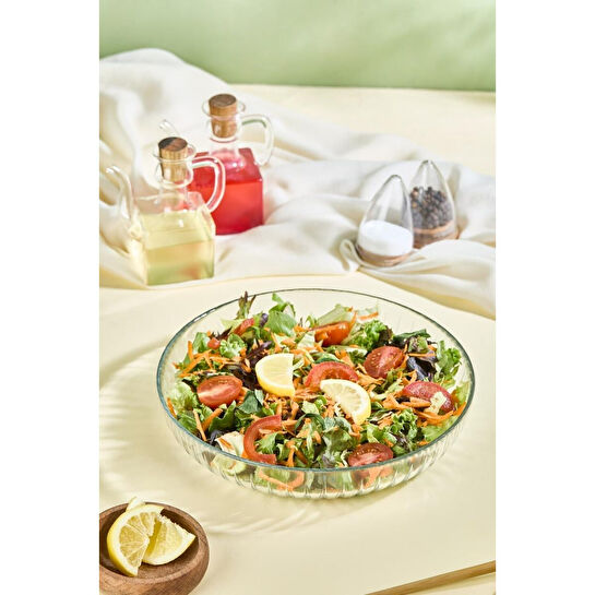 Lora Bianca Icon Salata Kasesi - Cam 24 Cm Şeffaf