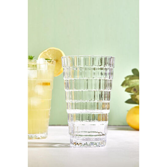 Lora Bianca Solea 2 Parça Cam Meşrubat Bardağı Beyaz