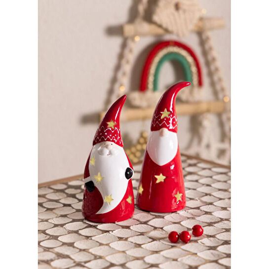 The Mia Dekoratif Tealight Yılbaşı Süsü Şanş Cücesi 5x5x11