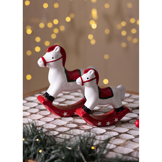 The Mia Dekoratif Figür At 13x4x15 Cm