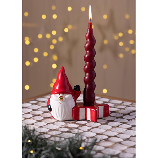 The Mia Yılbaşı Süsü Yıldız Mumluk 14x9x11 Cm