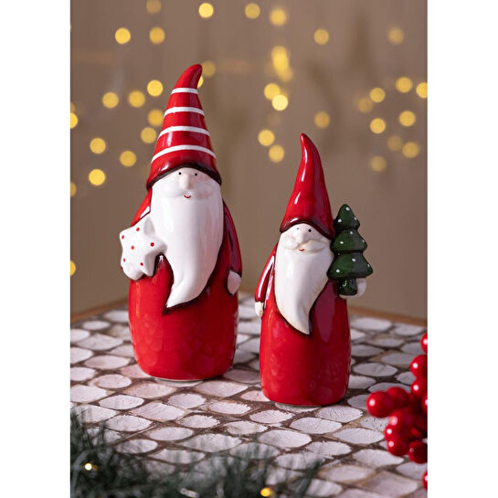 The Mia Dekoratif Yılbaşı Süsü Şanş Cücesi 8x7x20 Cm