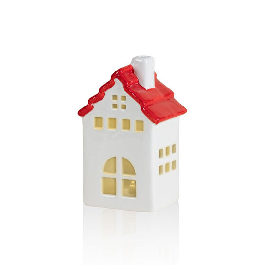 The Mia Dekoratif Led Işıklı Yılbaşı Evi 10x7x16 Cm