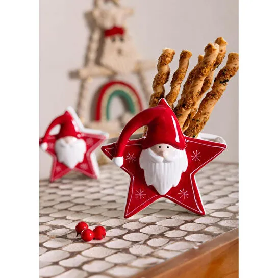 The Mia Dekoratif Yıldız Vazo 12x7x12 Cm