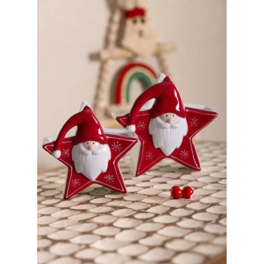 The Mia Dekoratif Yıldız Vazo 12x7x12 Cm