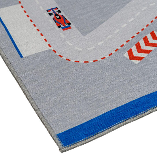 Itsy Bitsy Kids Ready Steady Go Çok Renkli Yıkanabilir Çocuk Halısı 120x160cm