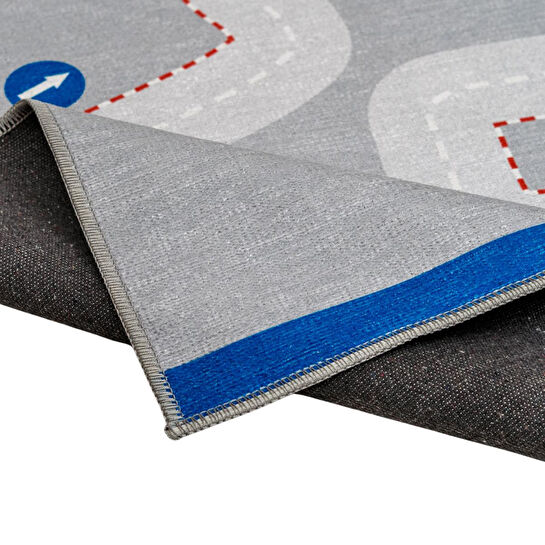 Itsy Bitsy Kids Ready Steady Go Çok Renkli Yıkanabilir Çocuk Halısı 120x160cm