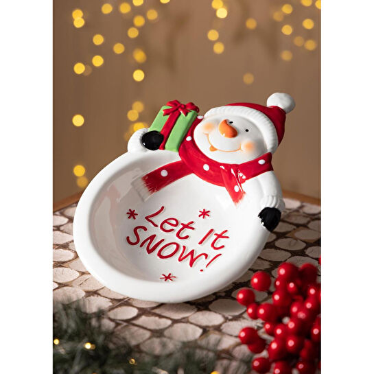 The Mia Yılbaşı Servis Tabağı 27x17x6 Cm