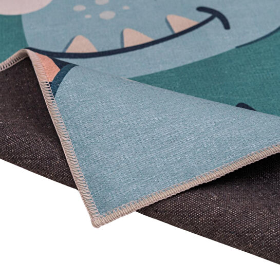 Itsy Bitsy Kids Dinotopia Çok Renkli Yıkanabilir Çocuk Halısı 120x160cm