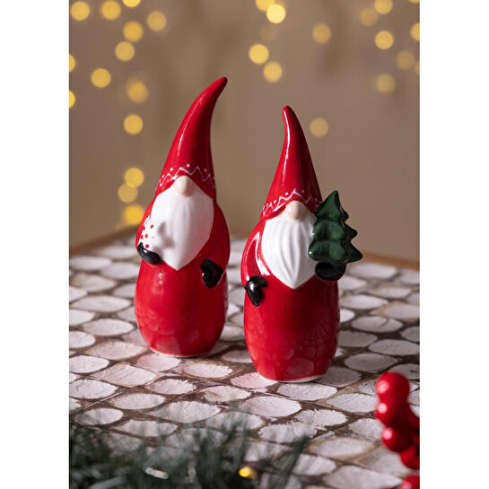 The Mia Dekoratif Yılbaşı Süsü Şans Cücesi 6x6x14 Cm