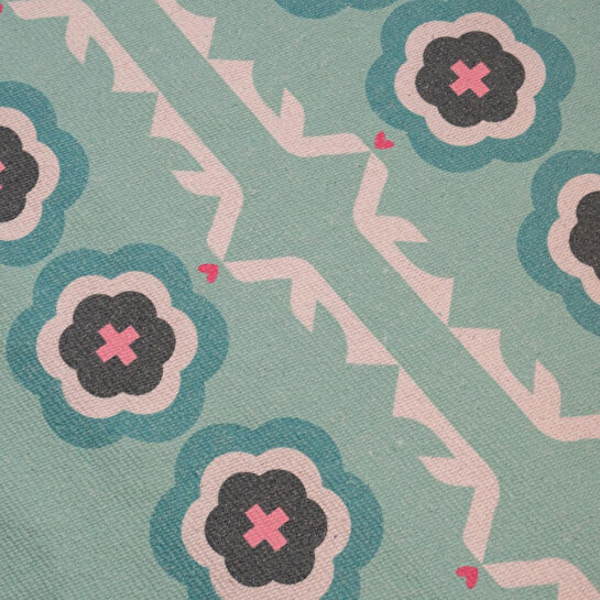 Itsy Bitsy Kids Sukha Mint Yeşili Yıkanabilir Çocuk Halısı 120x160cm