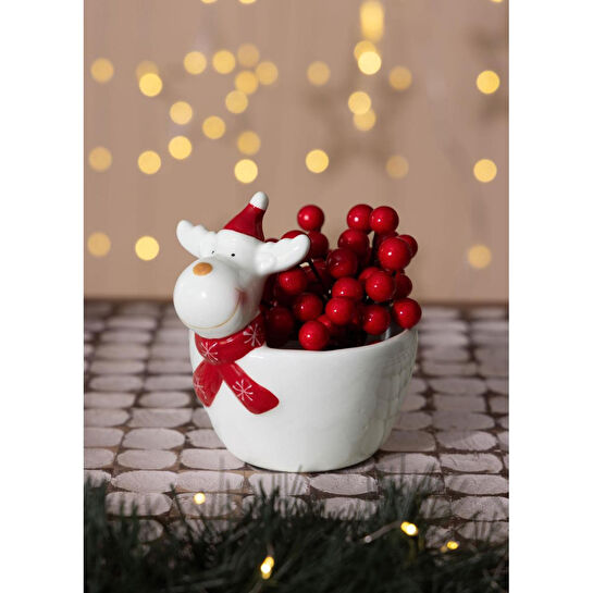 The Mia Yılbaşı Kasesi Çerezlik 13x11x13 Cm