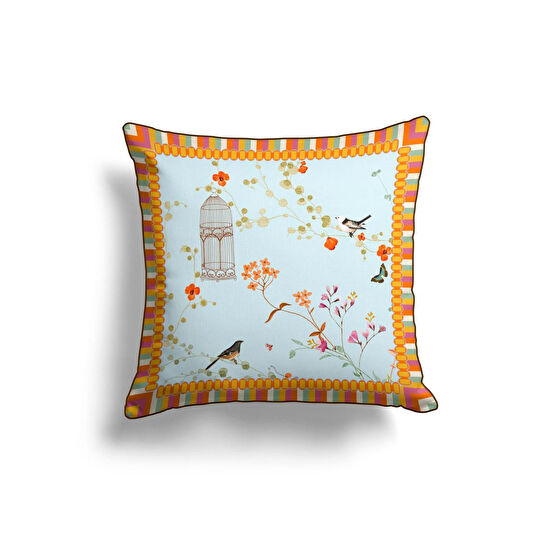 Maxxdeco 43x43 Cm Biyeli Kırlent Kılıfı- 12562