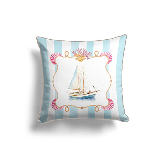 Maxxdeco 43x43 Cm Halat Biyeli Kırlent Kılıfı