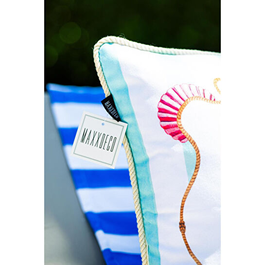 Maxxdeco 43x43 Cm Halat Biyeli Kırlent Kılıfı