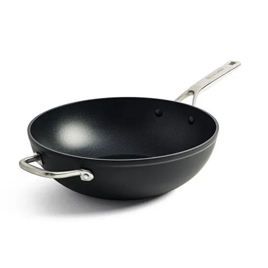 Kitchenaid Güçlendirilmiş Dövme Alüminyum Wok Tava 30 Cm