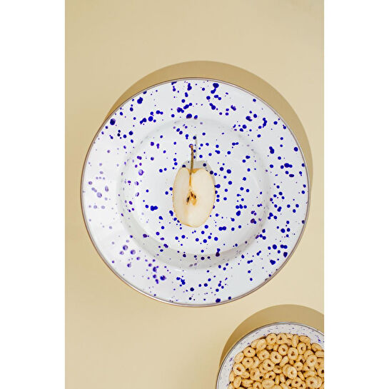Emaylab Speckles Çukur Makarna Ve Salata Tabağı 24cm