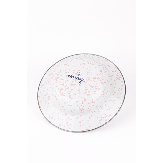 Emaylab Speckles Çukur Makarna Ve Salata Tabağı 24cm
