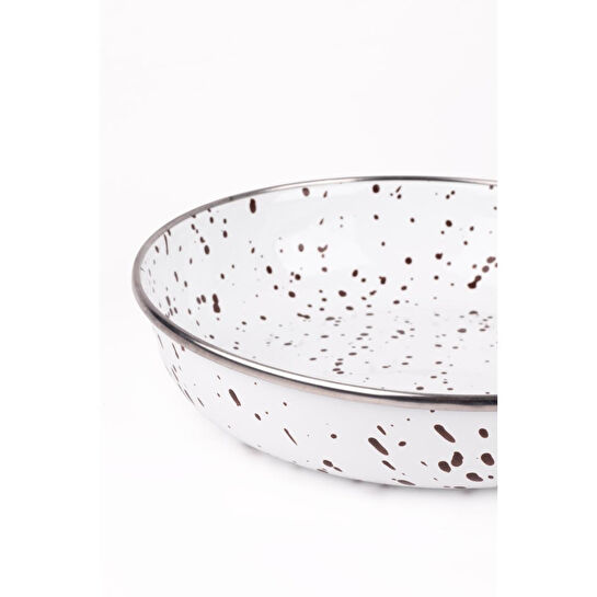Emaylab Speckles Bowl Tabağı - Bowl Kase - Salata Kasesi - Sunum Kasesi 21cm