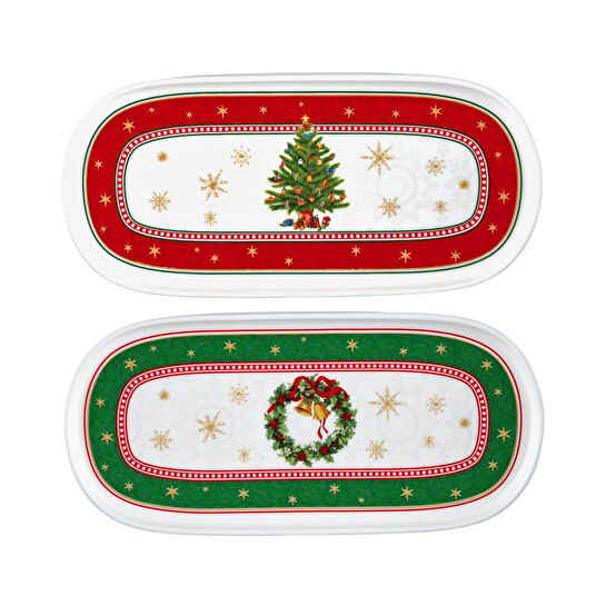 Lucky Art Merrilyn Bone 25cm 2 Li Tabak Seti