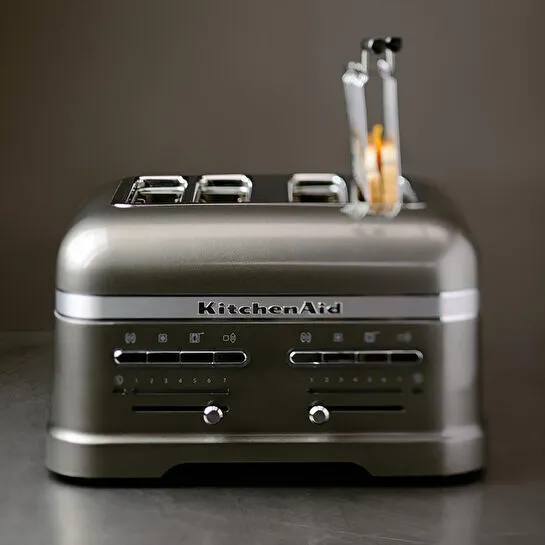 Kitchenaid Artisan 4 Dilim Ekmek Kızartma Makinesi - 5kmt4205 Medallion Silver