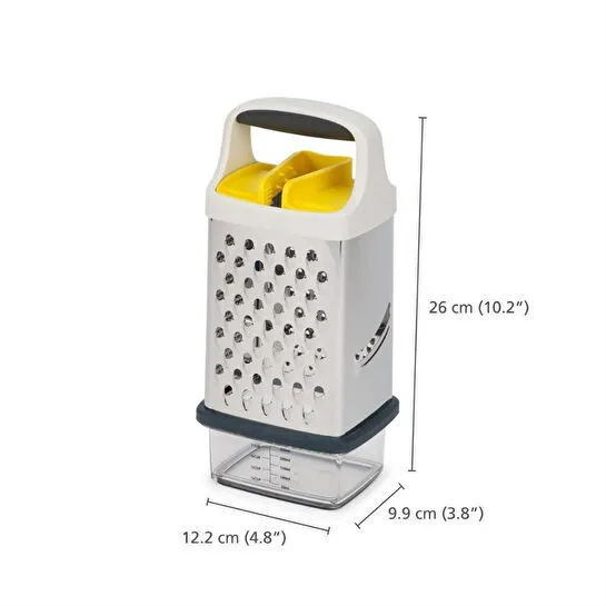 Joseph Joseph Parmak Koruyuculu Kendinden Hazneli Rende Beyaz