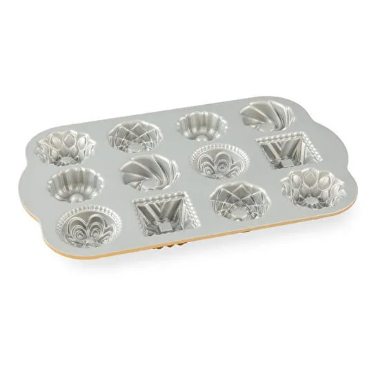Nordicware Mini Bundt Şekilleri Kalıbı Altın