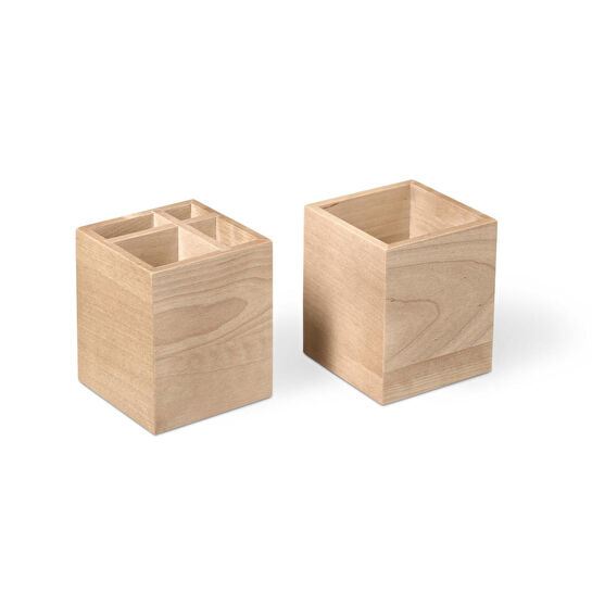 Tchibo 2 Adet Düzenleyici Kutu, Bambu