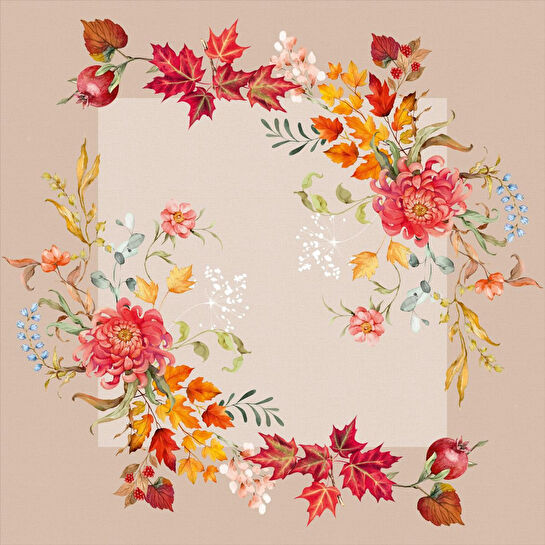 Maxxdeco 140x140 Cm Masa Örtüsü-12339