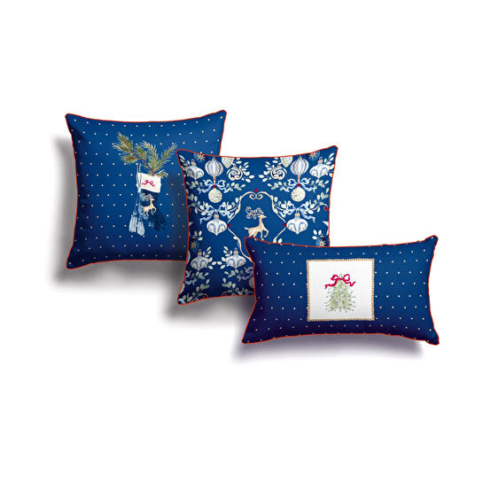 Maxxdeco 43x43 Cm Biyeli Kırlent Kılıfı-royal 12595