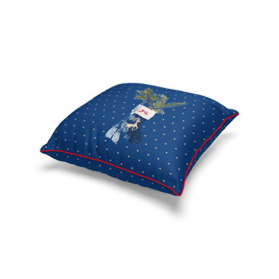 Maxxdeco 43x43 Cm Biyeli Kırlent Kılıfı-royal 12595