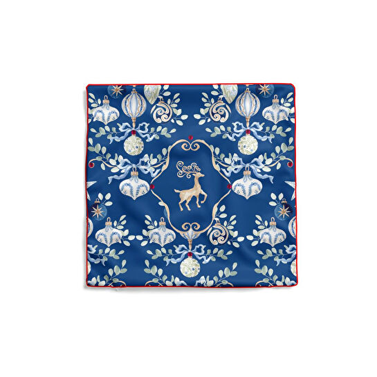 Maxxdeco 43x43 Cm Biyeli Kırlent Kılıfı-royal 12593