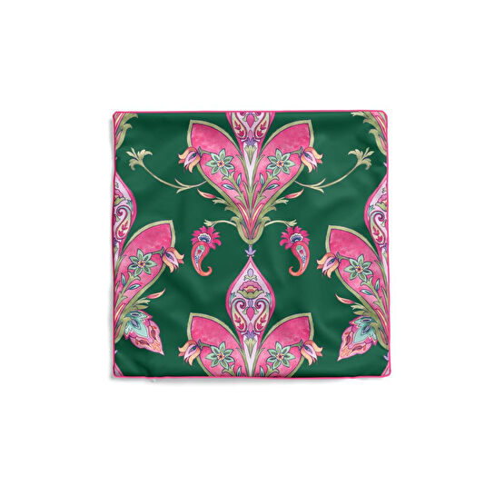 Maxxdeco 43x43 Cm Biyeli Kadife Kırlent Kılıfı- 12435