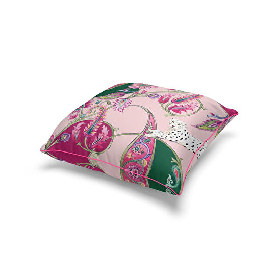 Maxxdeco 43x43 Cm Biyeli Kadife Kırlent Kılıfı- 12434