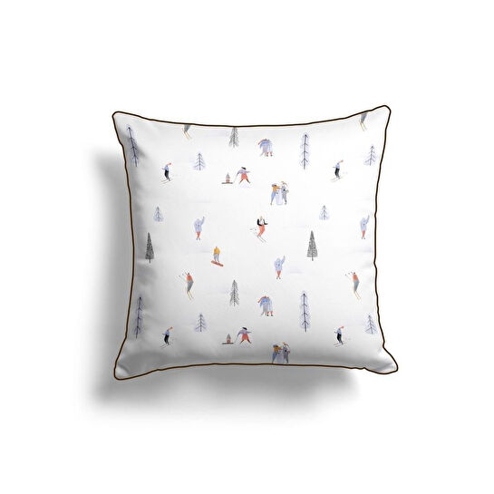 Maxxdeco 43x43 Cm Biyeli Kırlent Kılıfı- 12005