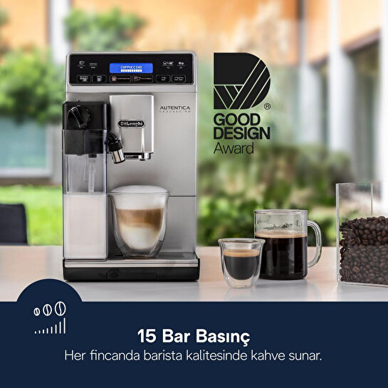 Delonghi Autentica Çekirdekten Fincana Kahve Makinesi Etam 29.660.sb