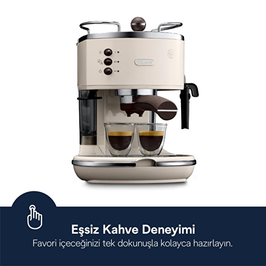 Delonghi Icona Vintage Manuel Barista Tipi Espresso Makinesi Ecov 311.bg