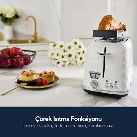 Delonghi Brillante İki Dilim Ekmek Kızartma Makinesi Ctj 2103.w