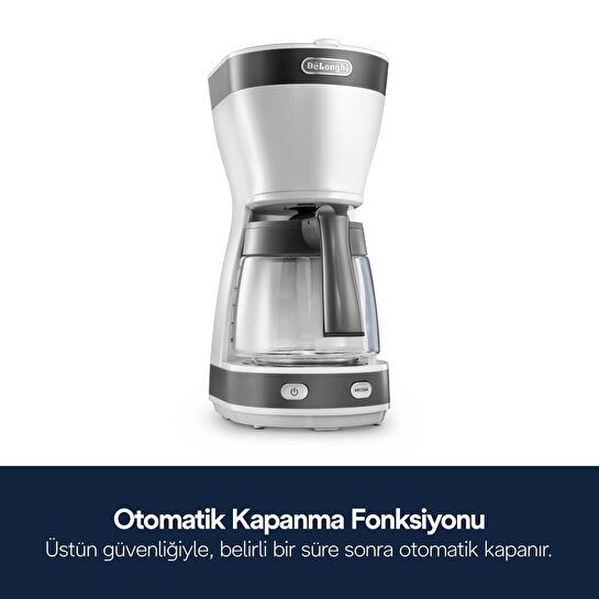 Delonghi Icm 16210.ws Filtre Kahve Makinesi