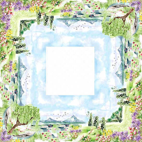 Maxxdeco 140x140 Cm Masa Örtüsü-12013