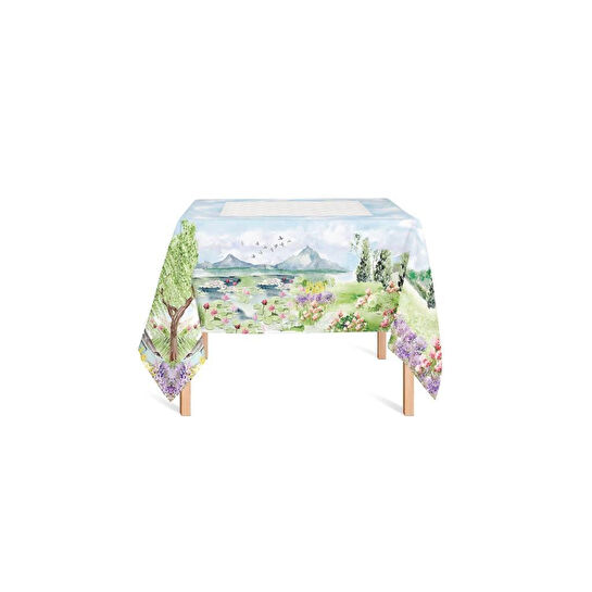 Maxxdeco 140x140 Cm Masa Örtüsü-12013