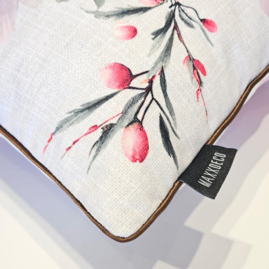 Maxxdeco 43x43 Cm Biyeli Kırlent Kılıfı- 12424