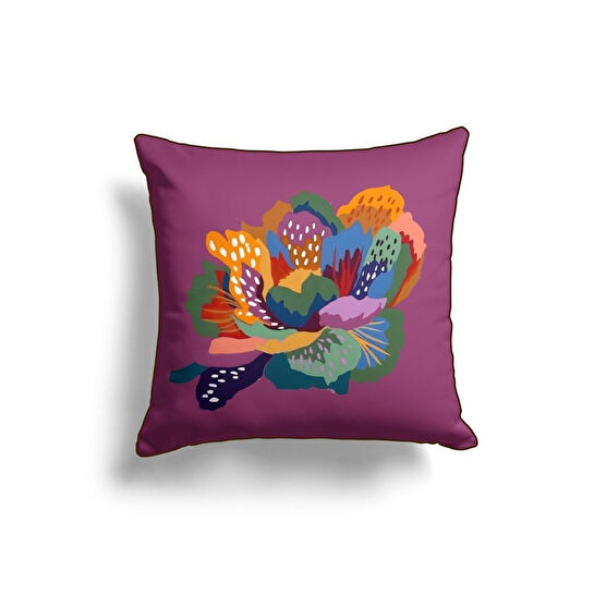 Maxxdeco 43x43 Cm Biyeli Kırlent Kılıfı-12168