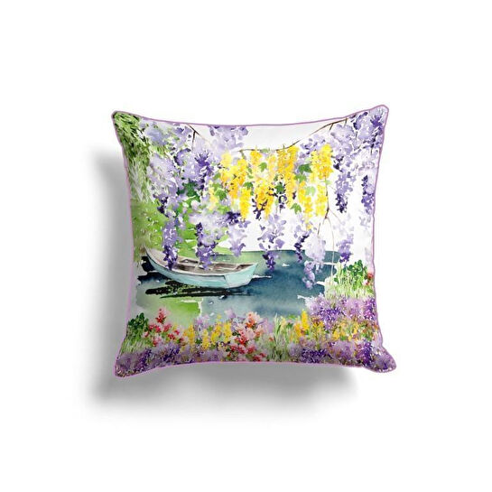 Maxxdeco 43x43 Cm Biyeli Kırlent Kılıfı-12017