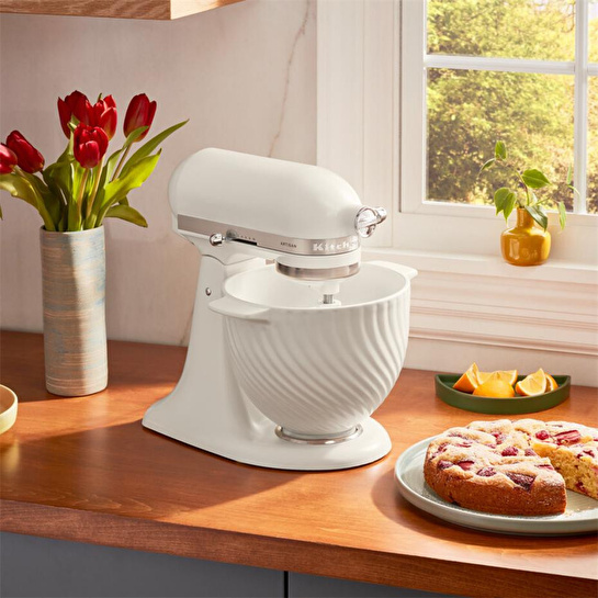 Kitchenaid 4,8 L Stand Mikser İçin Seramik Kase Çizgili