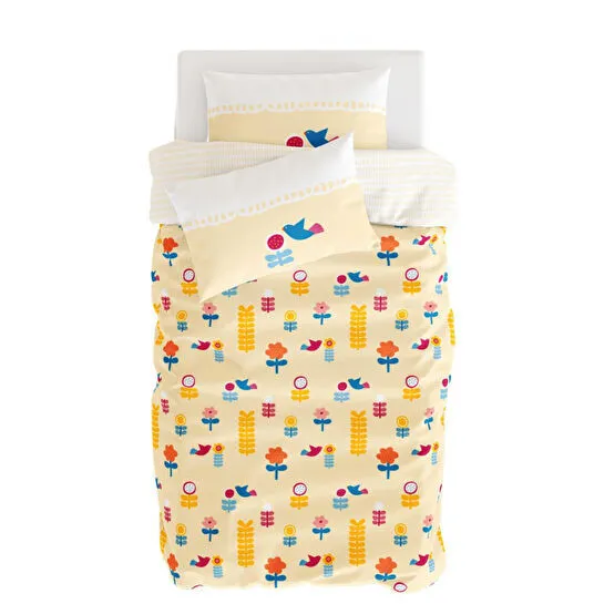 Itsy Bitsy Kids Amulet Nevresim Seti, Sarı, 140x200cm