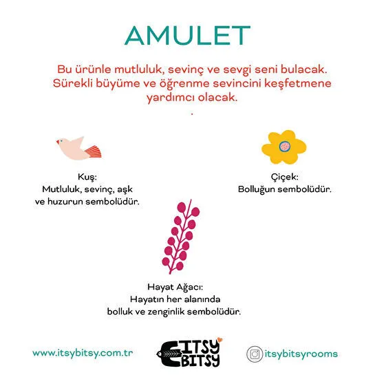 Itsy Bitsy Kids Amulet Çift Taraflı Pamuk Saten Sarı Çocuk Nevresim Seti 140x200cm