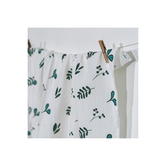 Itsy Bitsy Kids Petit Fleur Garden , Müslin Bebek Örtüsü , 100x100 Cm