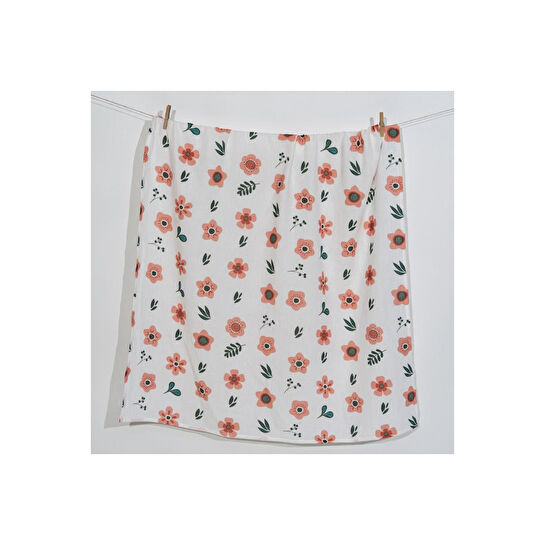 Itsy Bitsy Kids Petit Fleur, Müslin Bebek Örtüsü , 100x100 Cm